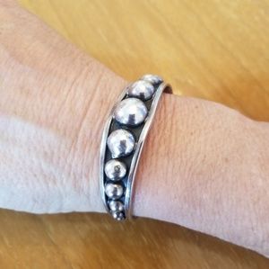 sterling silver cuff. made in USA